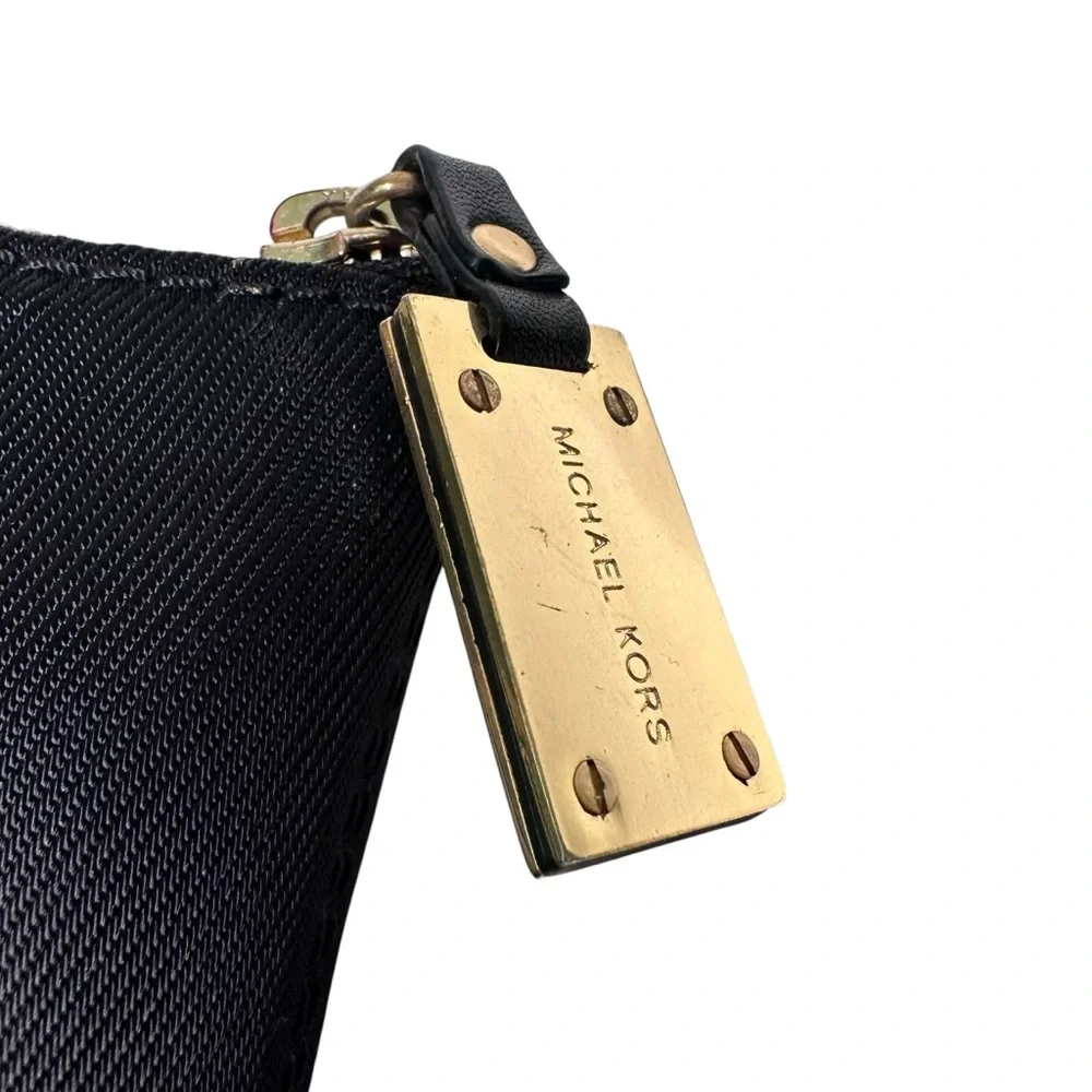 Michael Kors Large Canvas Tote Bag Top Zip - Picture 3 of 15